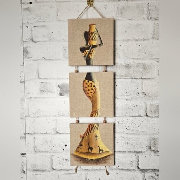 Beautiful Tribal Wall Art - 3 Piece Set - Picture 3 of 15